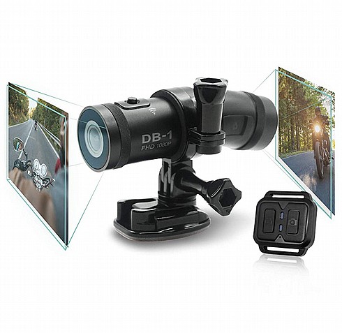 מצלמה לקסדה קדמית ואחורית לקסדת אופנוע DB-1 2